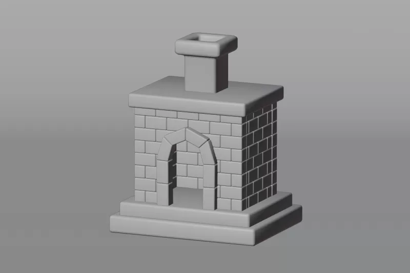 Fireplace - Model preview 3