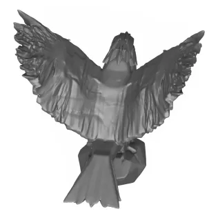 Eagle Sculpture 3D Printable Model