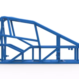 Frame of Three Quarter Midget Scale 1:25 - Model thumbnail 14