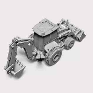 Backhoe Loader RoZ - Model thumbnail 5