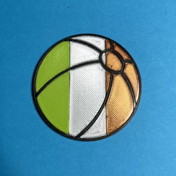 Beachball of Liberty Badge for the Republic of Ireland - Model preview 3