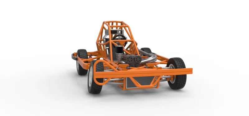 BriSCA Formula 2 Stock Car Base Scale 1:25 - Model preview 26