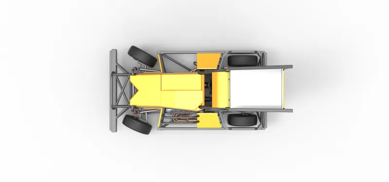 New Zealand Superstock car while turning Version 4 Scale 1:25 - Model preview 11