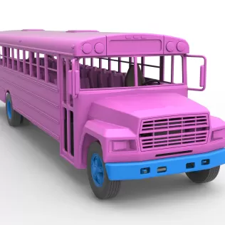 School bus for Figure 8 racing Version 2 Scale 1:25 - Model thumbnail 22
