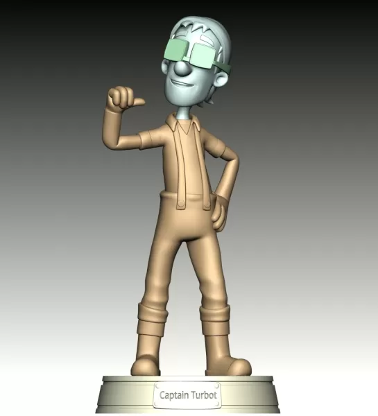 Captain Turbot Fan Art - Model preview 11