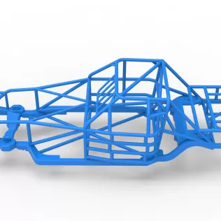 Frame of IMCA Stock car Scale 1:25 - Model thumbnail 7