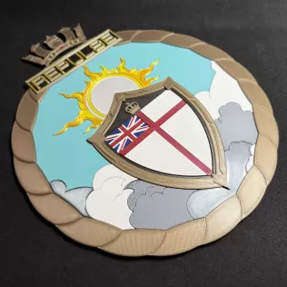 HMS Repulse BCV01 Ship's Badge Wall Plaque - Model thumbnail 7
