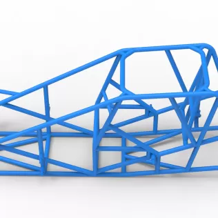 Frame of Silver Crown Car Scale 1:25 - Model thumbnail 7