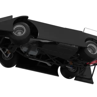 Wedge Dirt Late model while turning Scale 1:25 - Model thumbnail 3