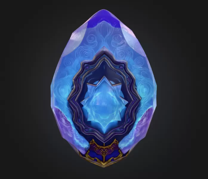 Fantasy Magic Gemstone - Model preview 1