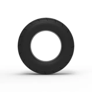 Tractor front tire 4 Scale 1:25 - Model thumbnail 5