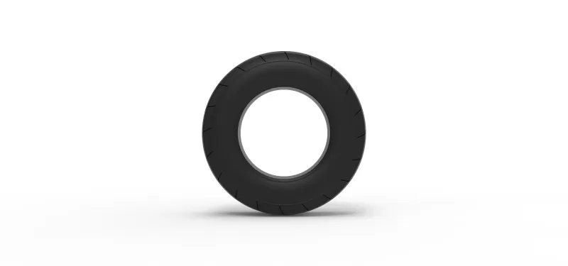 Tractor front tire 4 Scale 1:25 - Model preview 5