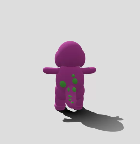 Barney the Dinosaur - Model preview 3