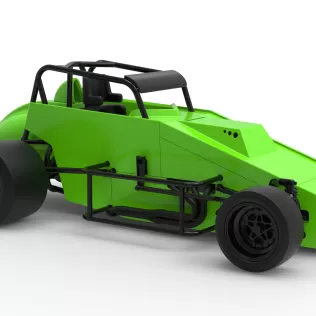 Pavement Silver Crown Car Version 3 Scale 1:25 - Model thumbnail 24