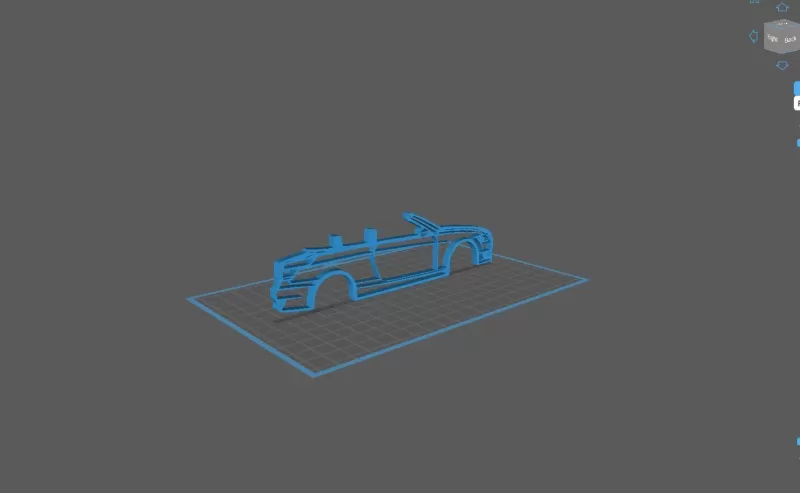 BMW - E93 2008 Wall Art - Model preview 2