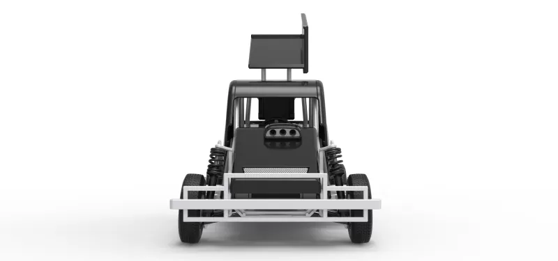 New Zealand Ministock car Version 3 Scale 1:25 - Model preview 7