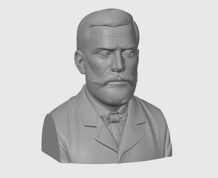 Zahari Stoyanov 3D STL (Захари Стоянов) - Model preview 3