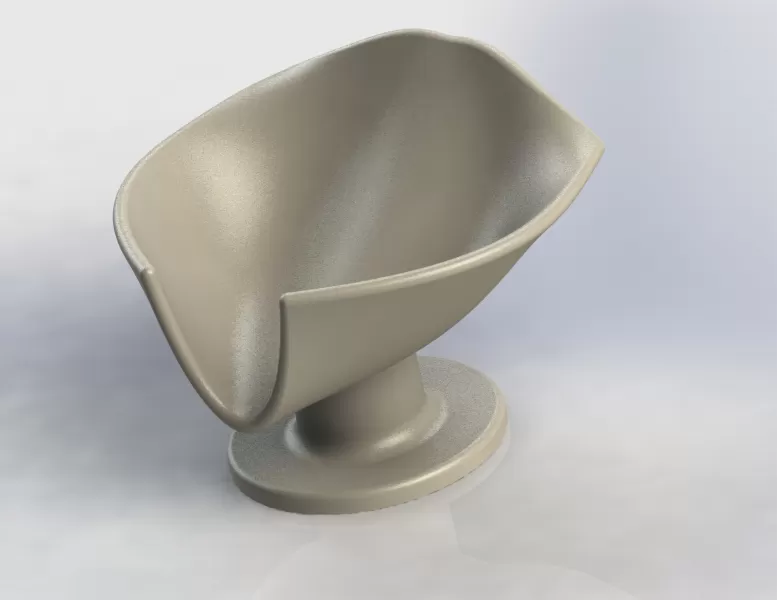Self-Draining Soap Dish with Water Channel - Model preview 7
