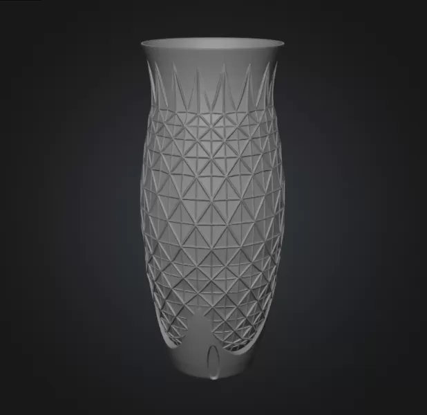 crystal vase - Model preview 1