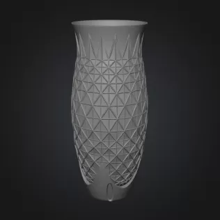 crystal vase