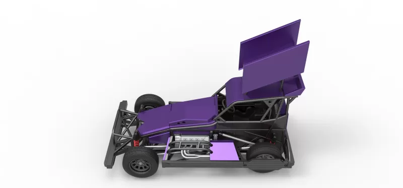 New Zealand Superstock car Version 4 Scale 1:25 - Model preview 10