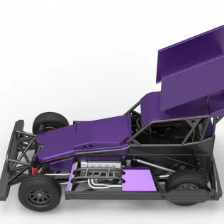 New Zealand Superstock car Version 4 Scale 1:25 - Model thumbnail 10