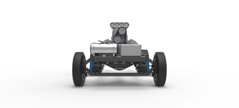 Chassis of Gasser Version 3 Scale 1:25 - Model preview 5