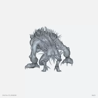 Crawling Werewolf Beast - STL