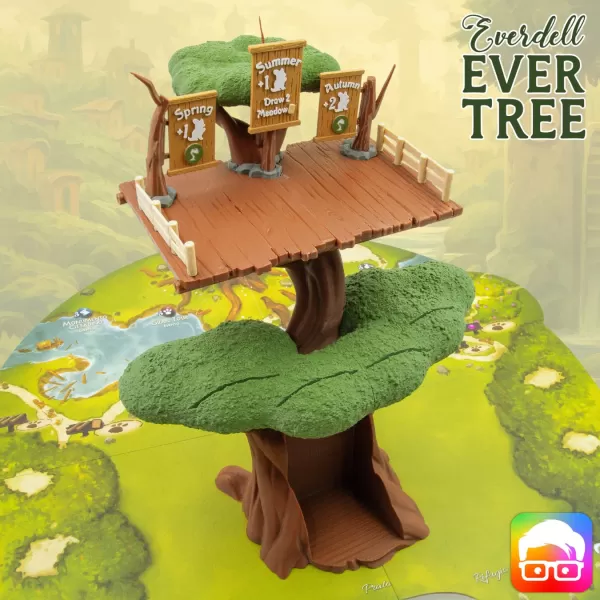 Everdell Tree 3d Printable Replacement - Model preview 7