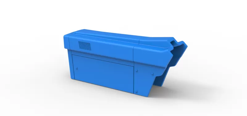 Hood of Pulling tractor Version 1 Scale 1:25 - Model preview 10