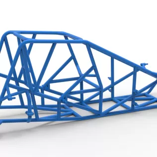 Frame of Silver Crown Car Scale 1:25 - Model thumbnail 12