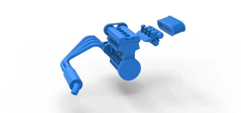 Engine of New Zealand Minisprint Scale 1:25 - Model preview 19