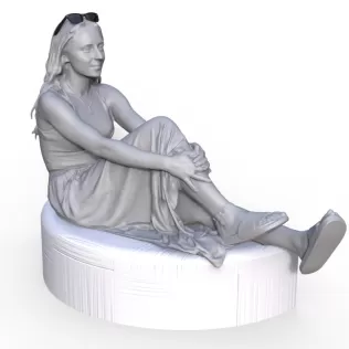 Figure for ship model passenger girl