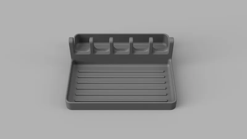 Kitchen Spatula Drain Tray - Model preview 1