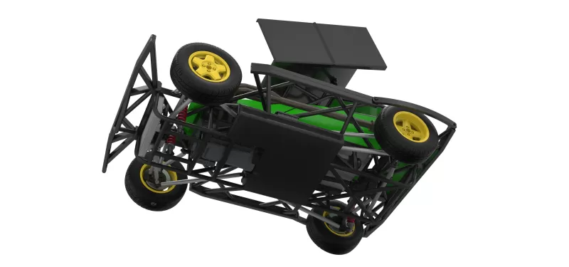 BriSCA Formula 2 Stock Car Scale 1:25 - Model preview 3