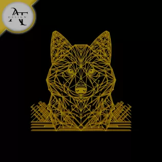 Dog - Geometric - 2D Wall Art Decor