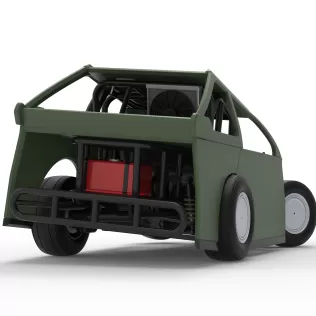 Mod Lite Race car while turning Version 2 Scale 1:25 - Model thumbnail 19