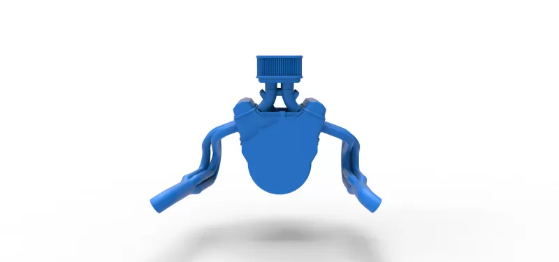 Engine of Silver Crown Car Scale 1:25 - Model preview 12