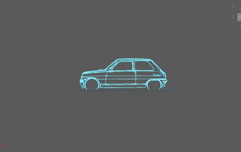 Renault - Alpine Turbo 5 1983 - Model preview 1