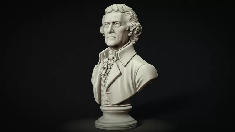 Thomas Jefferson #RoZ - Model preview 3