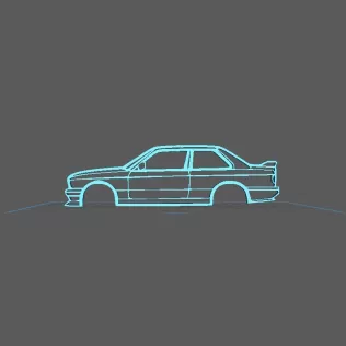 BMW - E30 M3 Wall Art