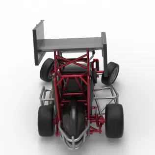 New Zealand Minisprint while turning Scale 1:25 - Model thumbnail 17