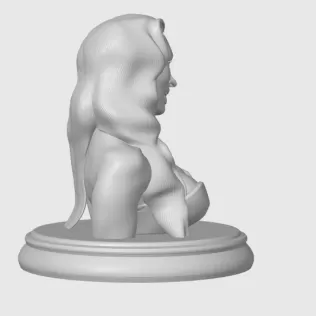 Megan Fox 3D Bust Print - Model thumbnail 6
