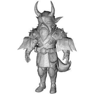 Beastfolk Heroes Pack (10 Characters) – High-Poly Kitbash - Model thumbnail 17
