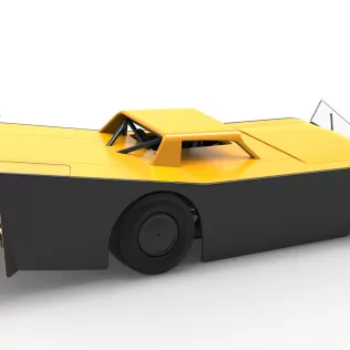 Vintage Dirt late model Race car V5 while turning Scale 1:25 - Model thumbnail 20