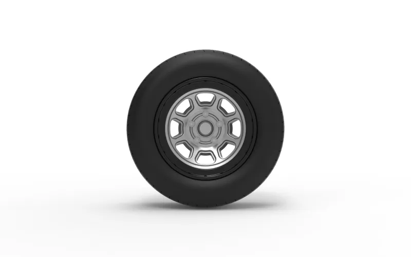 Wheel of Dirt Modified stock car V4 Scale 1:25 - Model preview 5