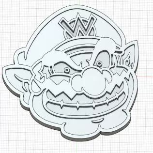 Tête Wario - Mario Bross