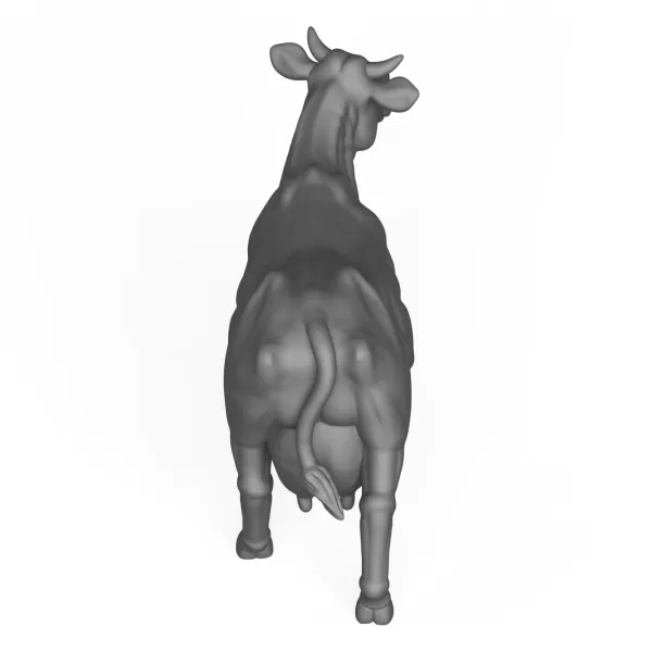 3D Printable Cow Walking Pose - Model preview 4