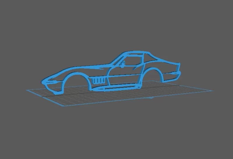 Chevrolet - Corvette C3 1968 - Model preview 1