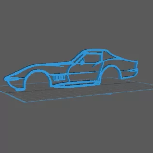 Chevrolet - Corvette C3 1968 - Model thumbnail 1